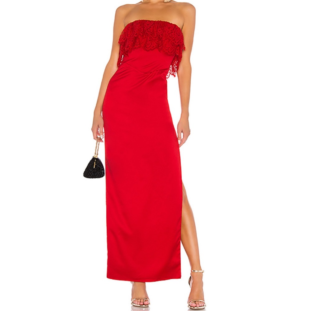 Lovers + Friends NWT Gown  RED DRESS